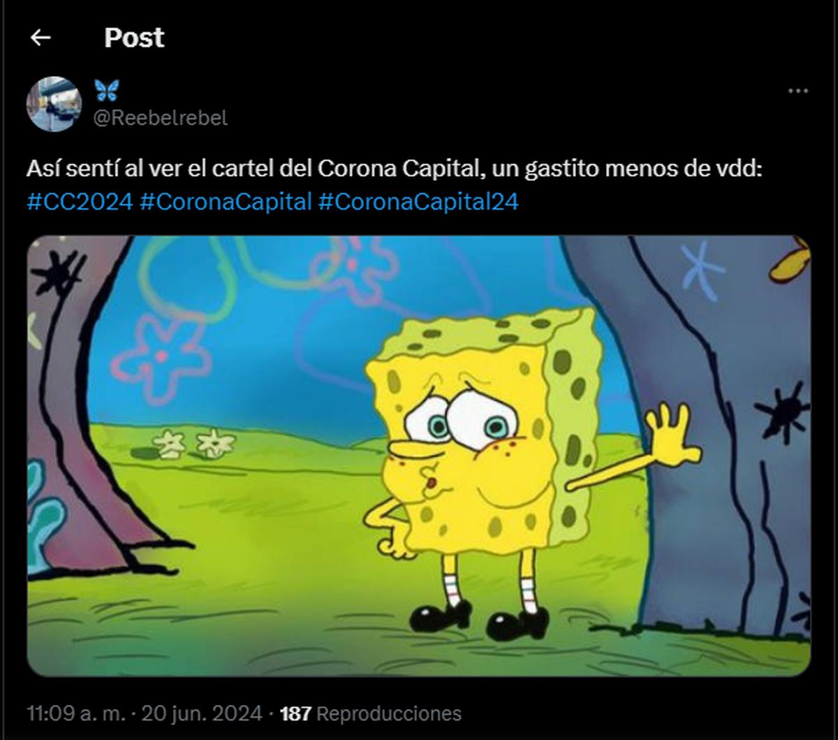 Memes Corona Capital | (Captura de pantalla/X)