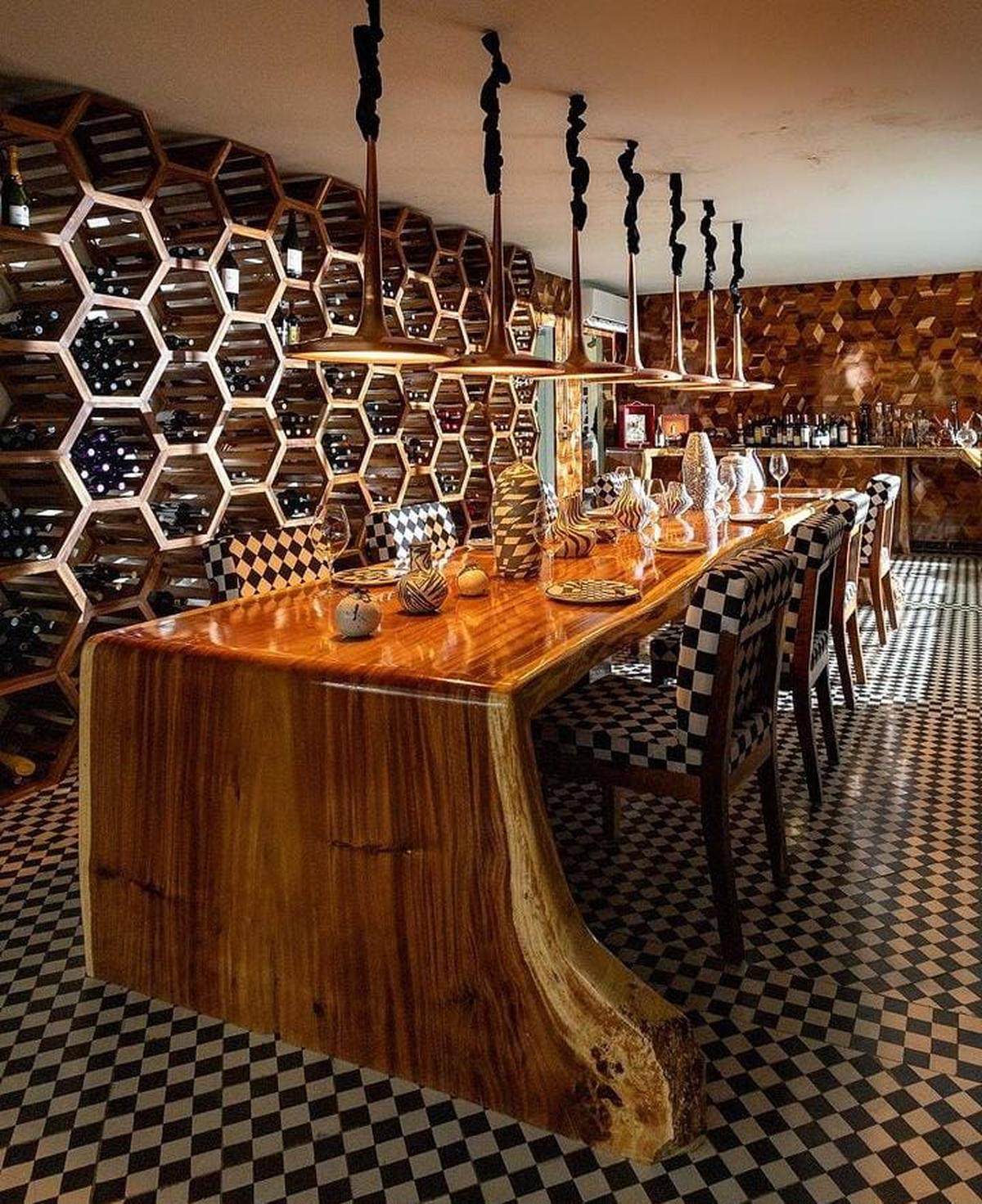Bruna restaurante | Un restaurante con una nueva propuesta abstracta (bruna_mx/Instagram).