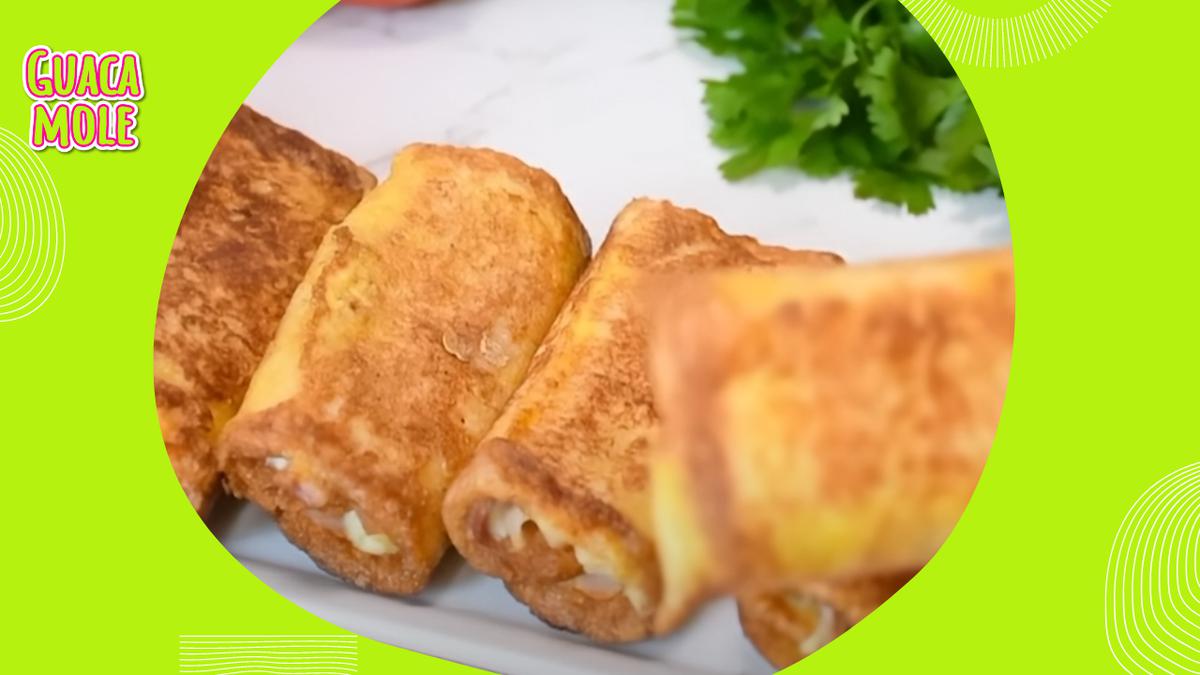 Rollitos de jamón con queso | Hacer unos ricos rollitos de jamón nunca había sido tan fácil como con esta receta. (YouTube/Recetas y Más TV)
