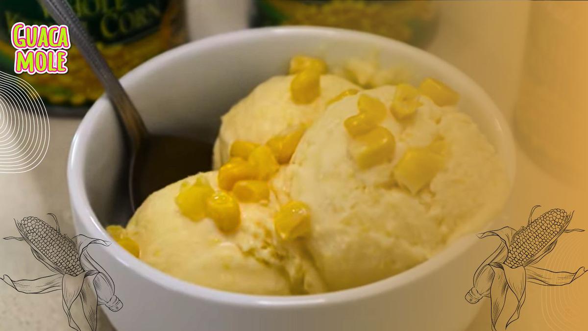 Helado de elote. | Disfruta de un rico helado de elote con esta receta fácil. (Especial: Recetas de Raque).
