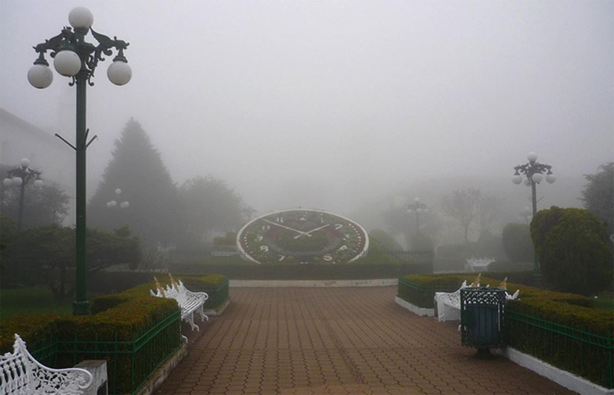 Zacatlán | Zacatlán de las Manzanas durante el frío se cubre de neblina, dando un espectáculo visual. (GOB)