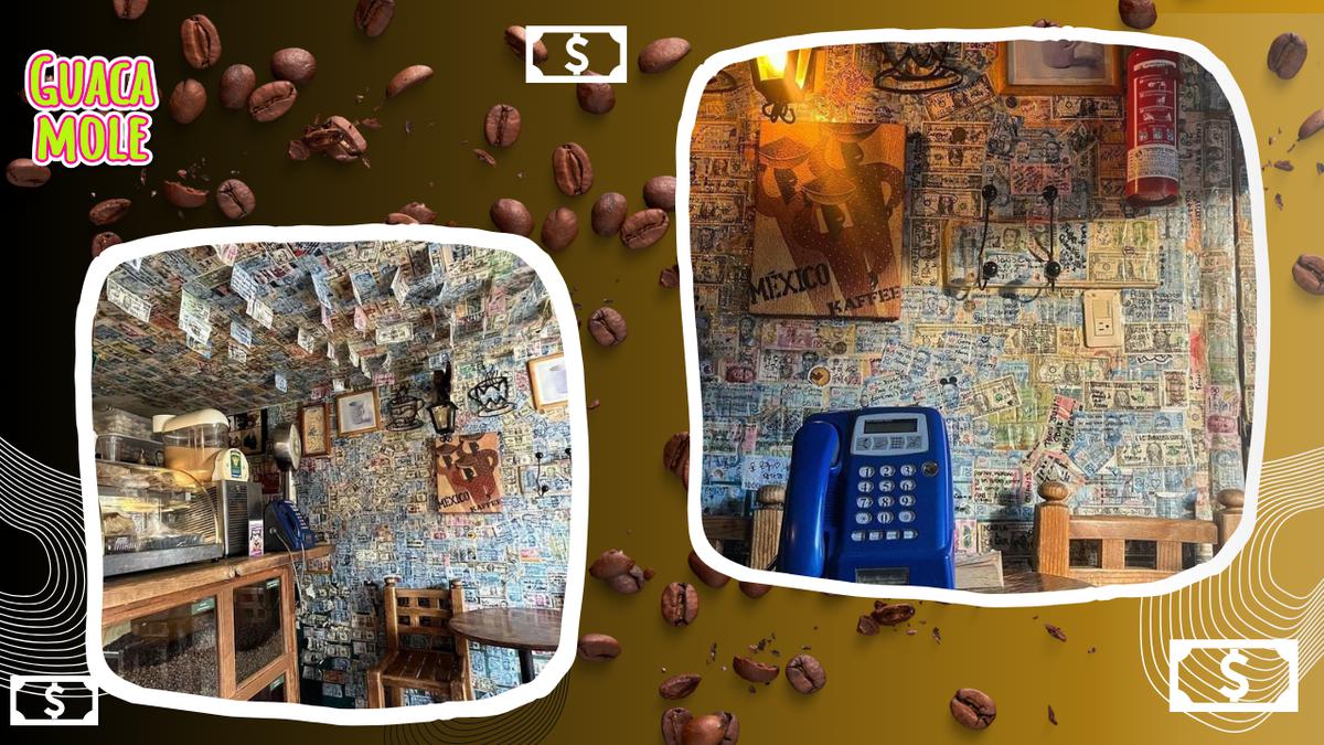 Cafetería en Guanajuato | La cafetería donde el dinero es sólo papel (Cafeconquistador.mx/ Instagram).