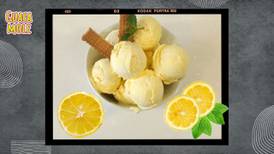 ¿Con calor? Ármate este helado de limón en 10 minutos