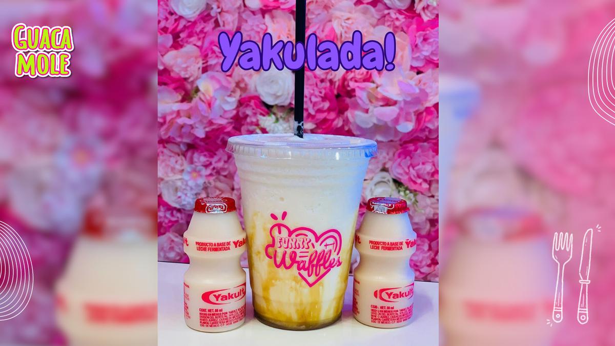 Funny Waffles: el restaurante de Veracruz que vende ‘Yakuladas’, un smoothie a base de Yakult