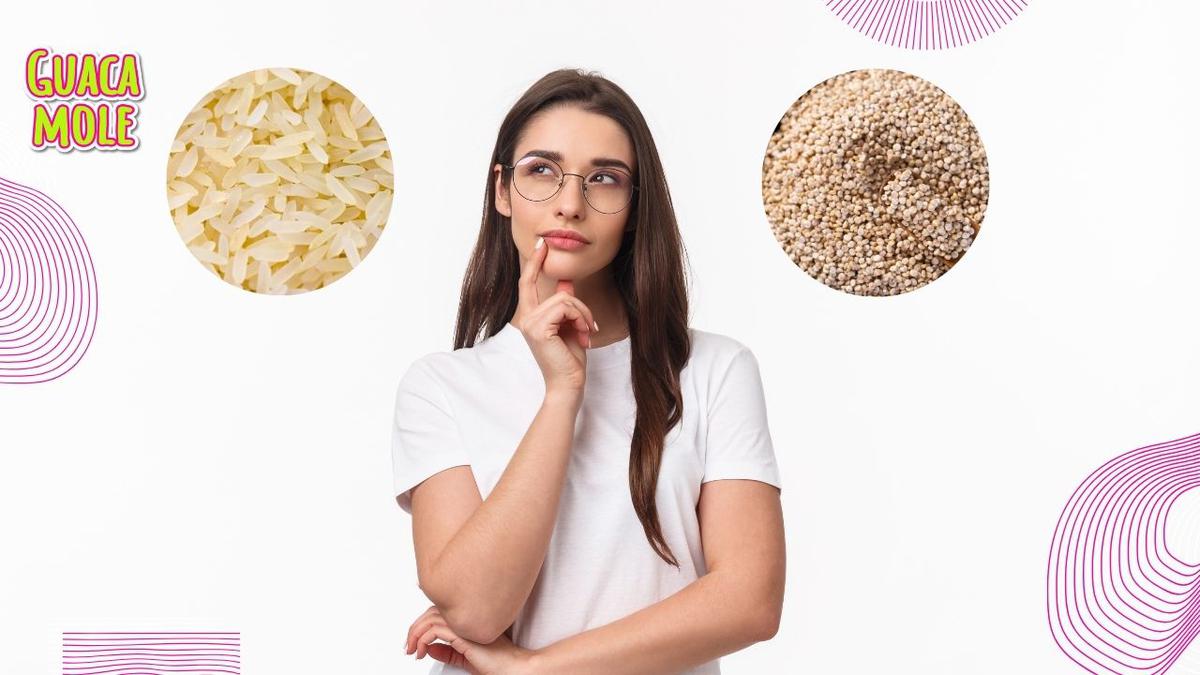 ¿Cuál es la diferencia entre el arroz y la quinoa?