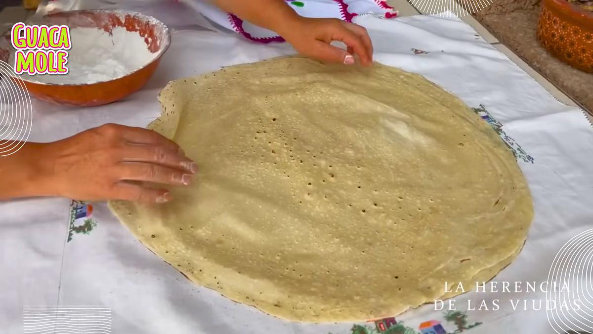 Tortilla de harina estilo sonorense. | Deléitate con esta receta deliciosa de tortillas de harina norteñas. (Especial: La Herencia de las Viudas).
