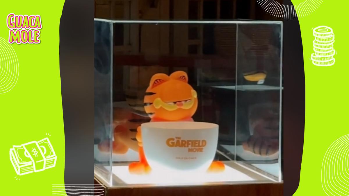 Palomera Garfield | La nueva palomera en 3D de Garfield de Cinépolis es un coleccionable que no querrás perderte. (TikTok)