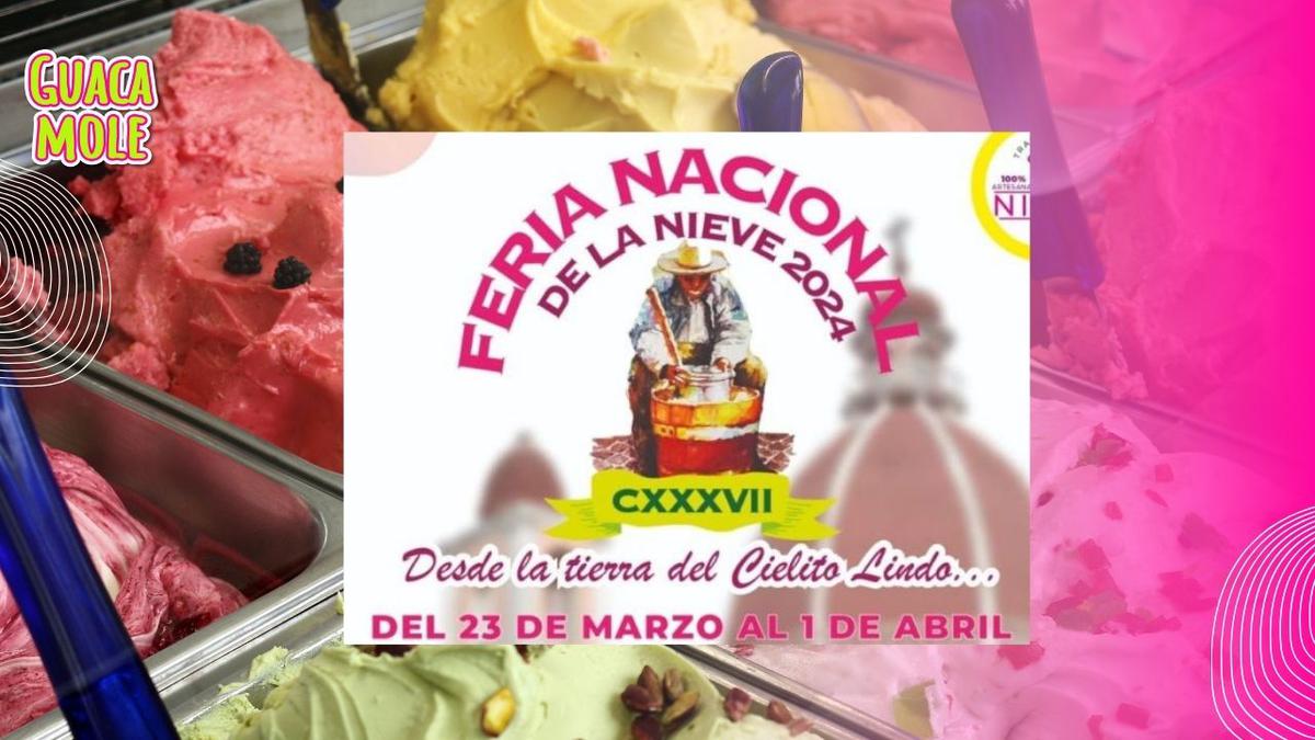 Feria Nacional de la Nieve 2024. | Enamórate de los sabores más frescos y artesanales de esta feria de la nieve en Xochimilco. (Canva).