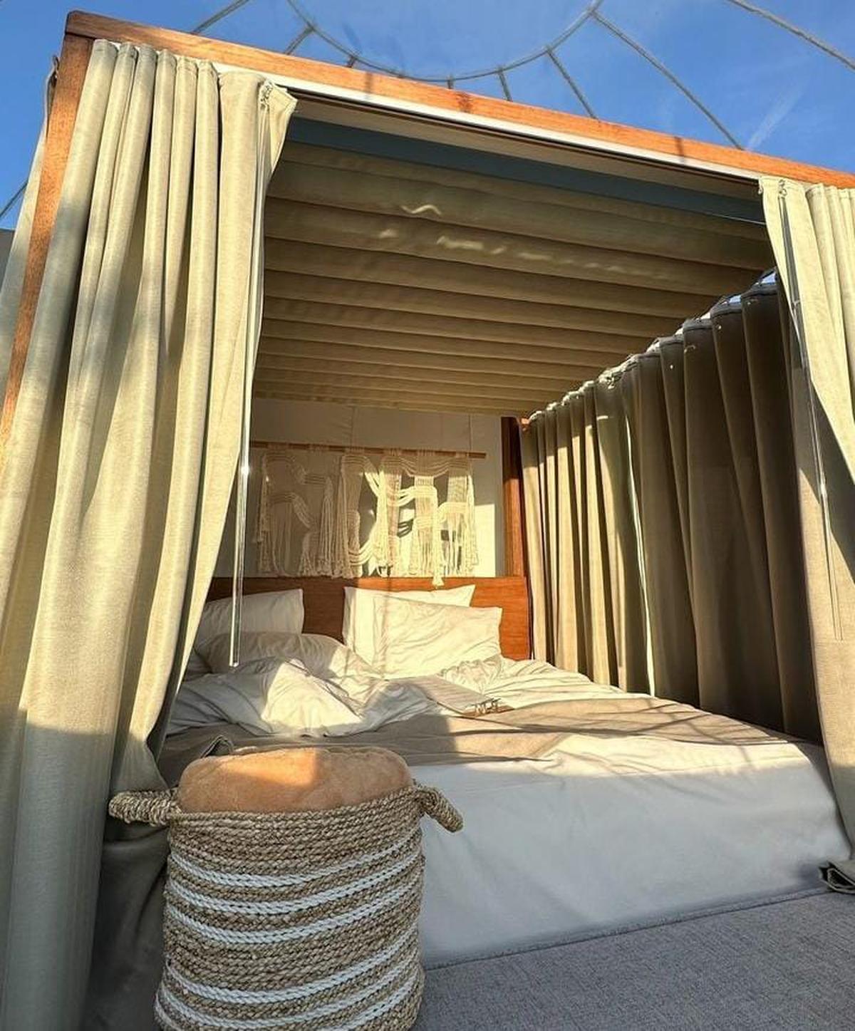 Habitación hotel burbuja | El hotel que te permite ver las estrellas desde tu cama (camperavalle/ Instagram).