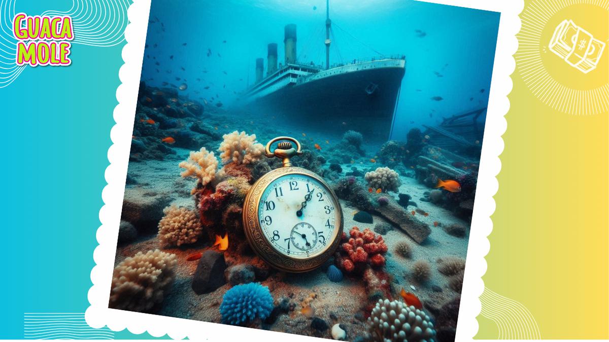 Reloj de oro | Encontrado en el Titanic, su propietario era el pasajero con mayor poder adquisitivo (Bing).