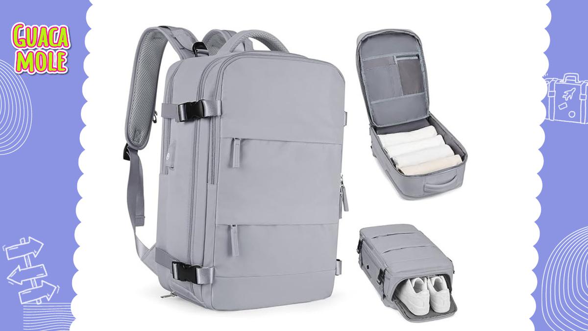 Maleta viral de Tiktok | Ahora podrás llevar más equipaje de mano con esta maleta que se ha hecho viral en Tiktok. (Amazon)