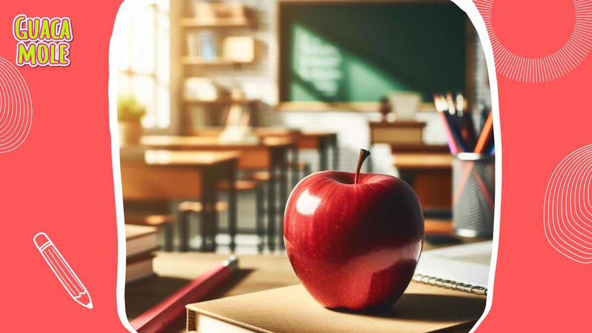 ¿Por qué a los maestros se les regalan manzanas? ¡Cómo en las películas!