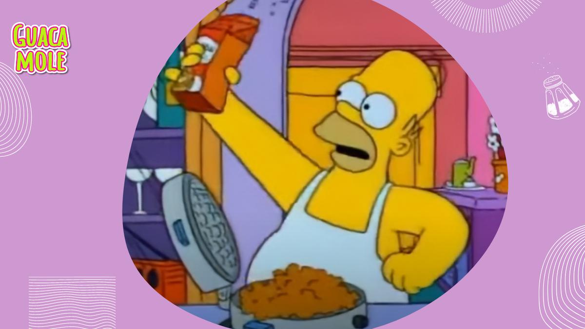Te enseñamos a hacer los extra deliciosos waffles al estilo Homero Simpson