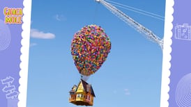 Conoce la casa que Airbnb renta y está en el aire flotando con globos al estilo de “Up”