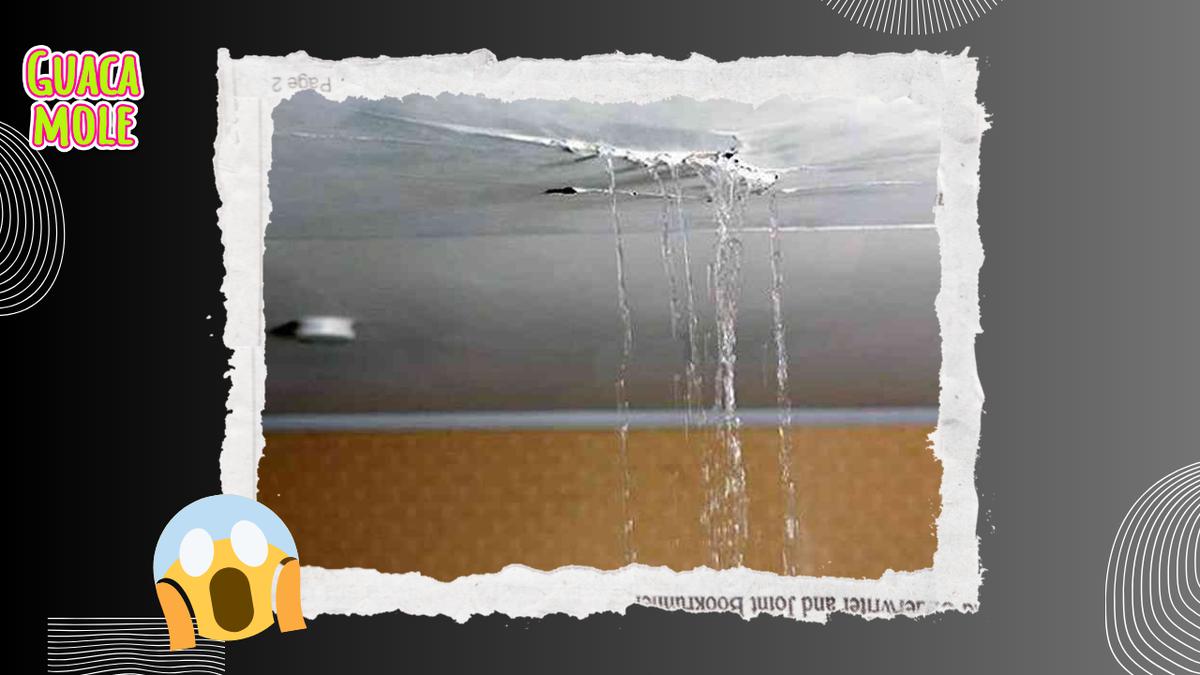 Goteras en el techo. | Te decimos los posibles riesgos de las goteras en el techo durante los temblores. (Especial).
