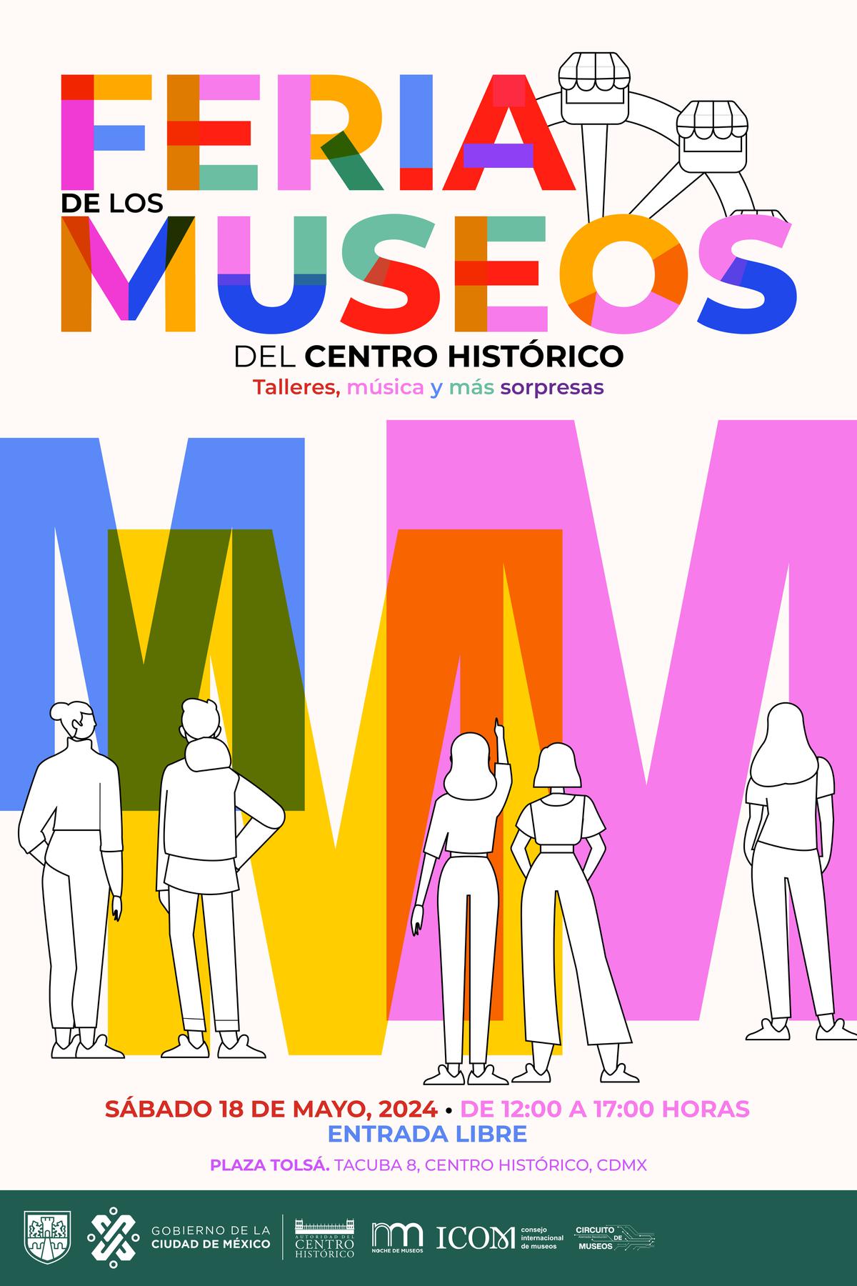 Feria de los Museos | El Gobierno de la CDMX nos invita a la Feria de los Museos para este mayo 2024. (GOBMX)