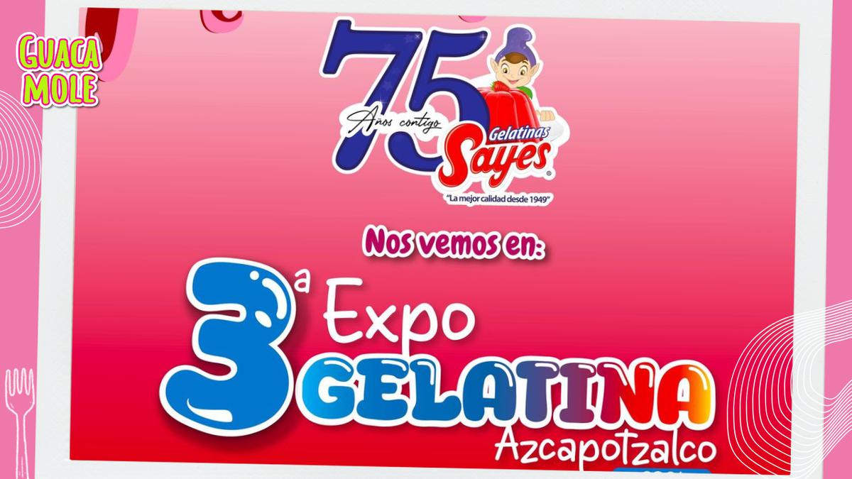 Expo Gelatina CDMX | ¿Todavía nos sabes qué hacer este fin de semana en la CDMX? Te traemos la solución: la Expo Gelatina 2024. (Instagram/gelatinasayes)