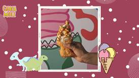 ¡Te vas a enamorar! Prueba los deliciosos helados con cono de dinosaurio en Super Tyrano