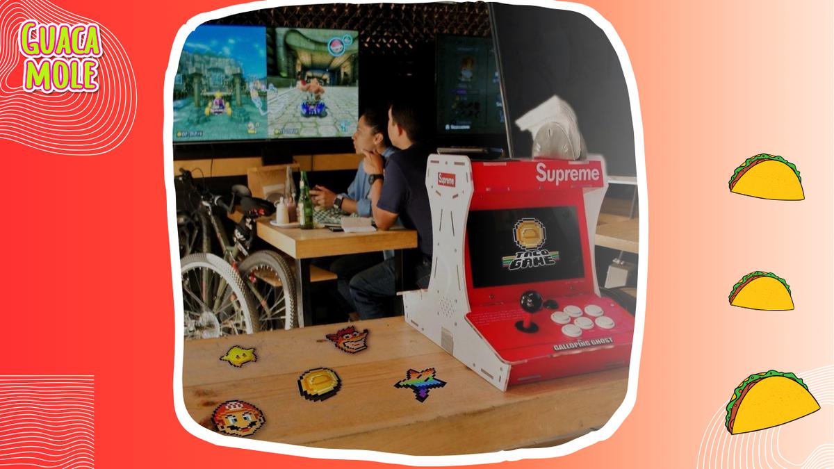 Taco Game | Un restaurante para comer mientras juegas videojuegos (holacoolture/ Instagram).