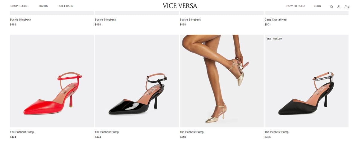 Vice Versa | En la página oficial de Vice Versa podrás adquirir estas zapatillas con un costo de aproximadamente 450 dólares. (Vice Versa)