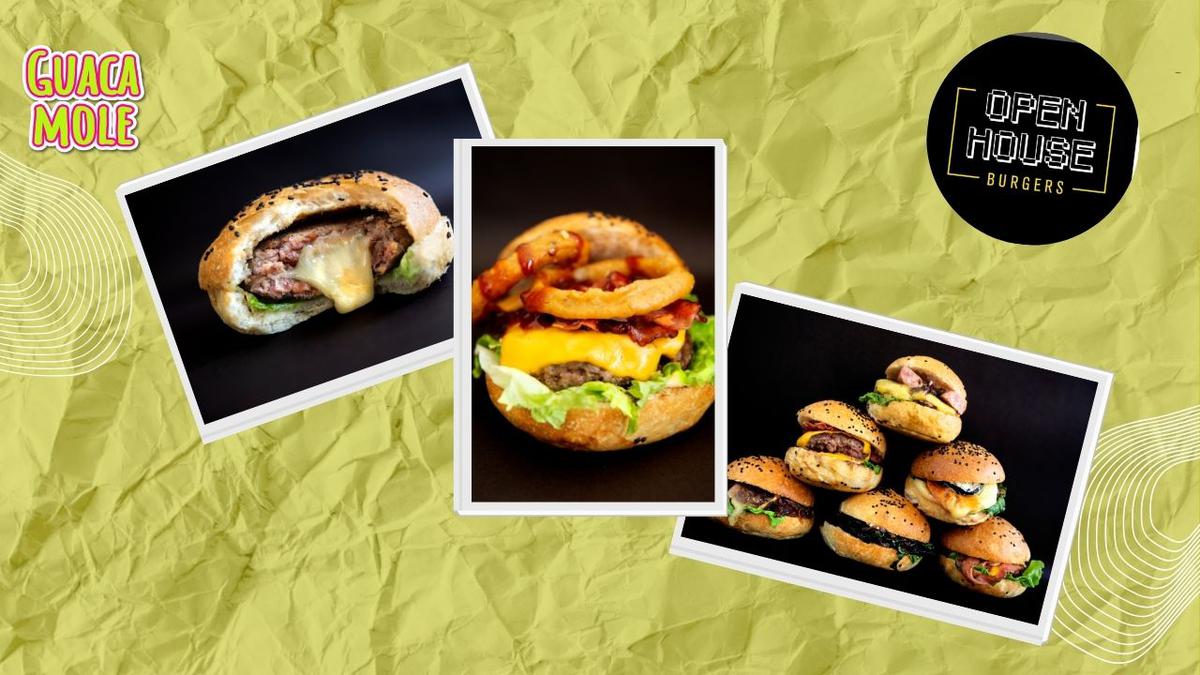 Prueba las delicias de Open House Burger. | Si quieres una experiencia diferente de hamburguesas, este el lugar para ti.  (Especial: Open House Burger).
