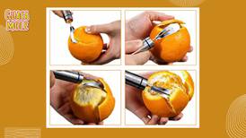 Ya no cortes tu naranja y pélala con este mágico instrumento