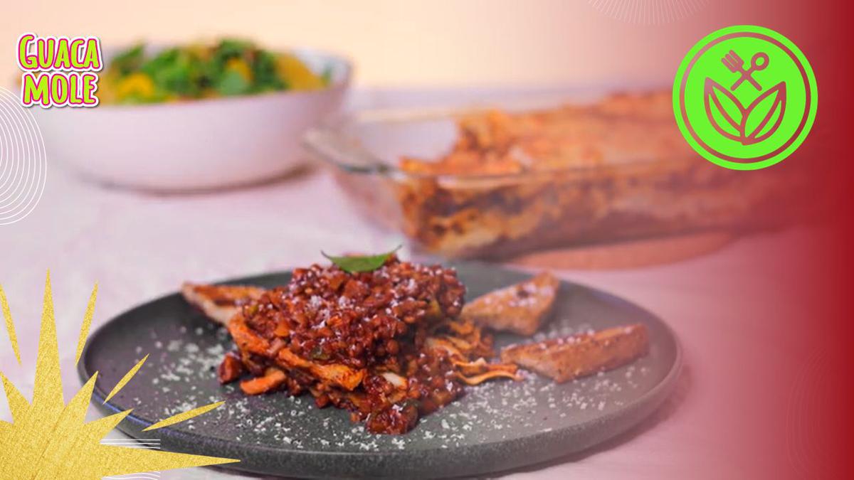 Receta de lasaña vegana. | Cocínate esta exquisita lasaña sin productos animales para tus cenas decembrinas. (Especial: The Food Explainer).