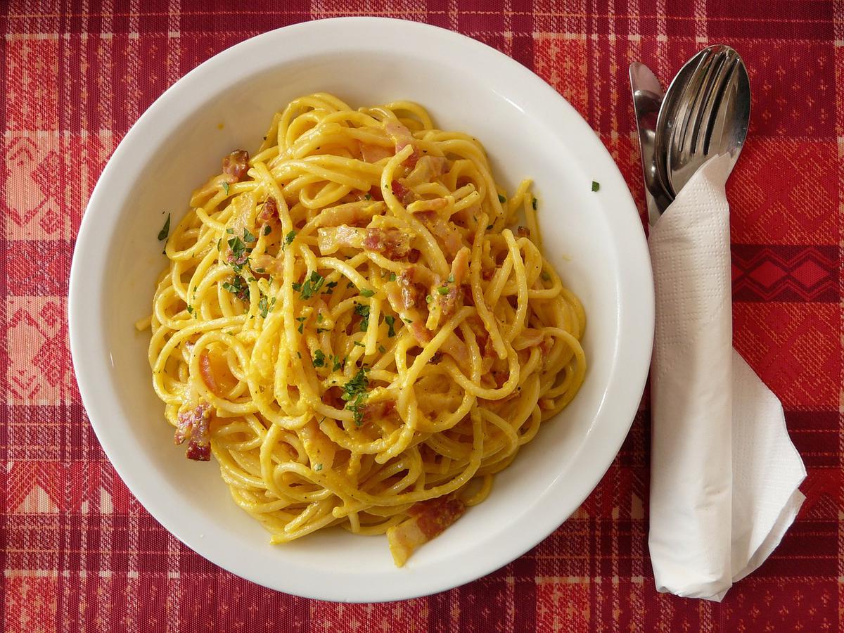 Pasta Carbonara | La receta de pasta carbonara de Chat GPT (Pixabay)