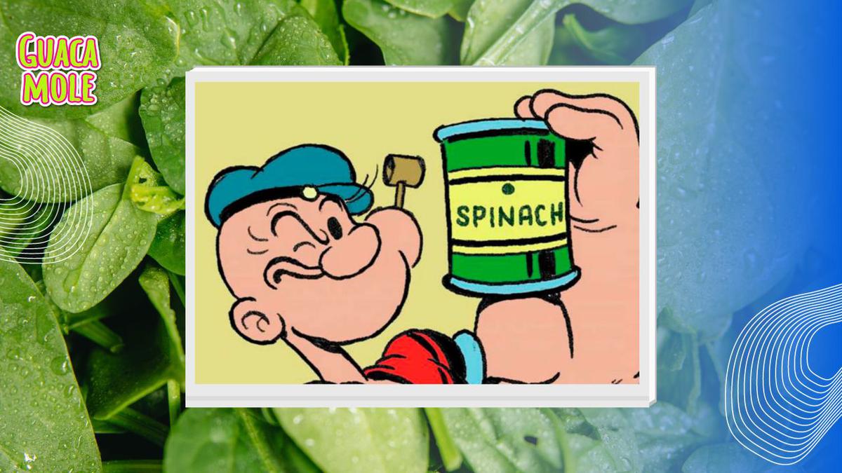 Popeye el marino y la espinaca. | Conoce porqué la espinaca era la favorita del marino caricaturesco más emblemático. (Pexels)