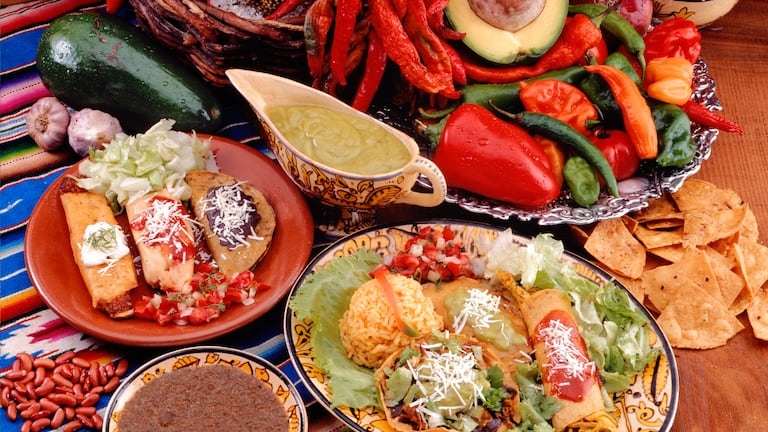 Algunos platillos mexicanos.