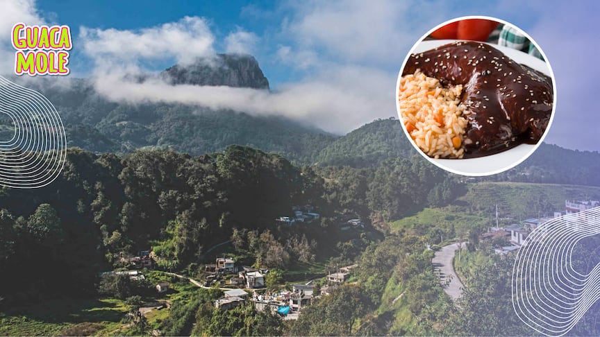 ¿Sin planes para estas vacaciones de Semana Santa 2025? Lánzate a este pueblito para que descubras su gran gastronomía y pruebes el mole de guajolote. (México Desconocido/Canva)
