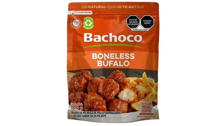 Bolsa de Boneless Bachoco Búfalo.