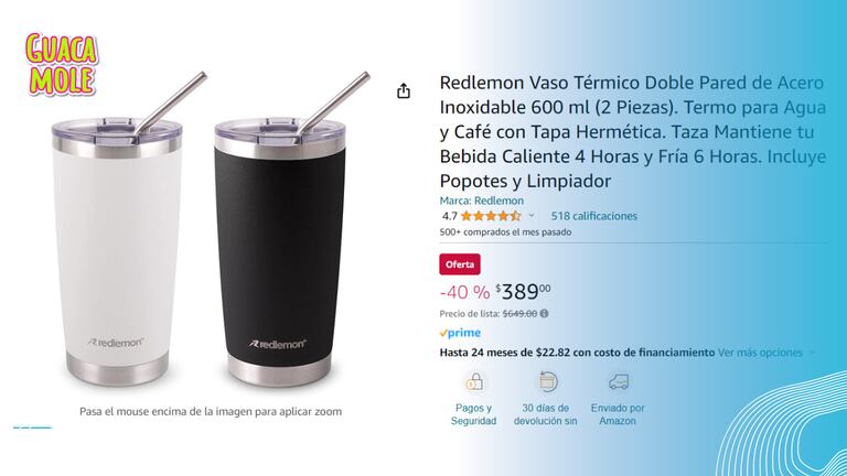 Con popotes reutilizables para que tomes tus bebidas.