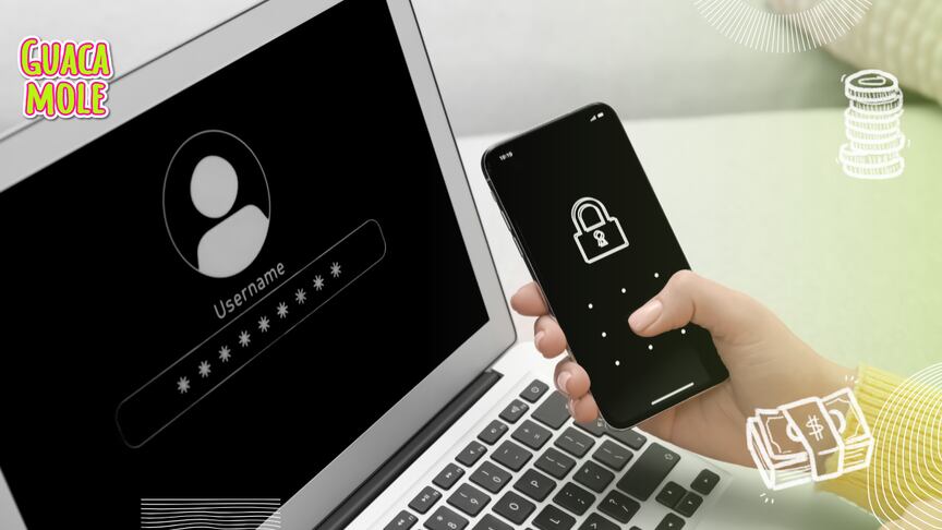 Si no quieres que te roben tus cuentas o información, chécate cuáles son las contraseñas más utilizadas que no deberías usar. (Canva)