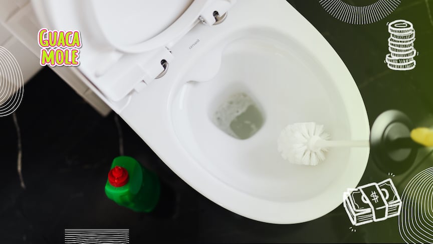 Chécate estos increíbles tips que te servirán para que tu inodoro esté reluciente y sin sarro. (Canva)