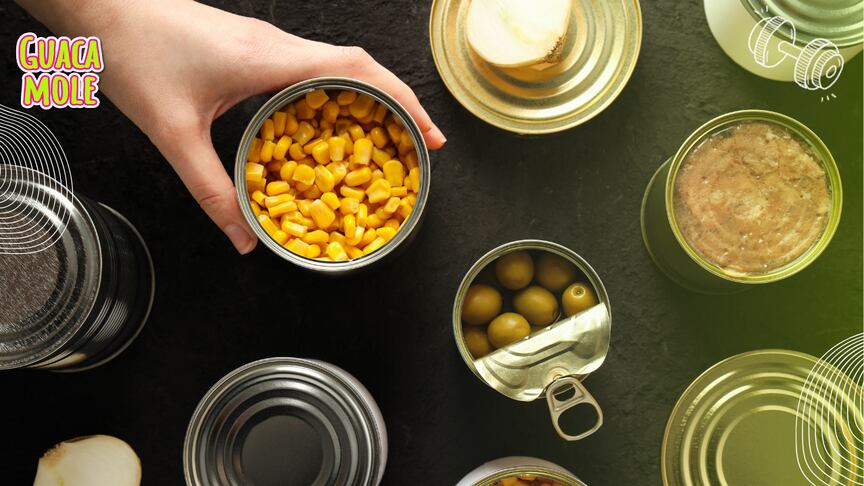 Los alimentos enlatados son muy populares, pero se recomienda comerlos en lugar de los frescos. Aquí te contamos lo que necesitas saber. (Canva)