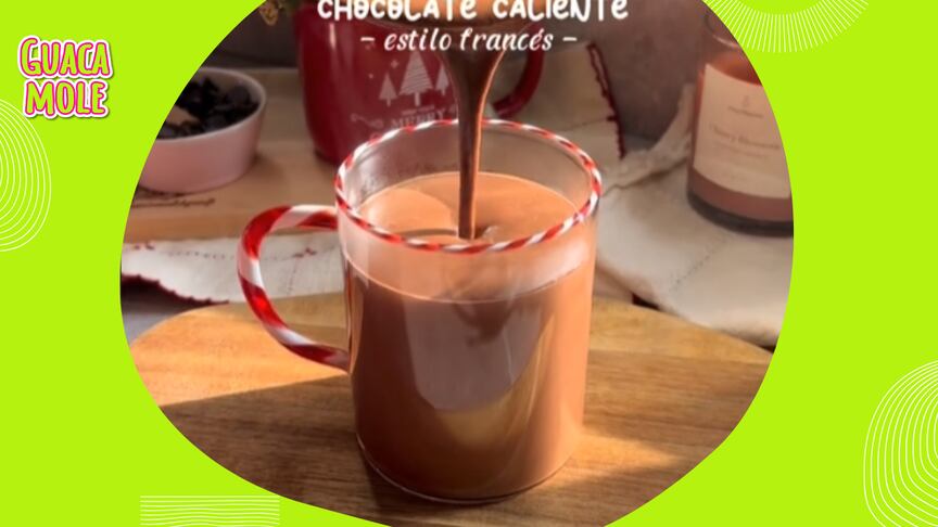 Este chocolatito caliente al estilo francés te encantará por su gran sabor y su cremosidad. ¡Anímate a prepararlo! (TikTok/Camille Helgueros)