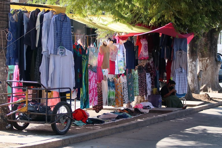 Ropa de segunda mano.