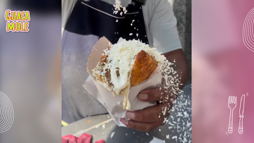 La guachilotorta francesa se está volviendo tendencia en las redes por su peculiar combinación de alimentos. (Instagram/Porpuroguzto)