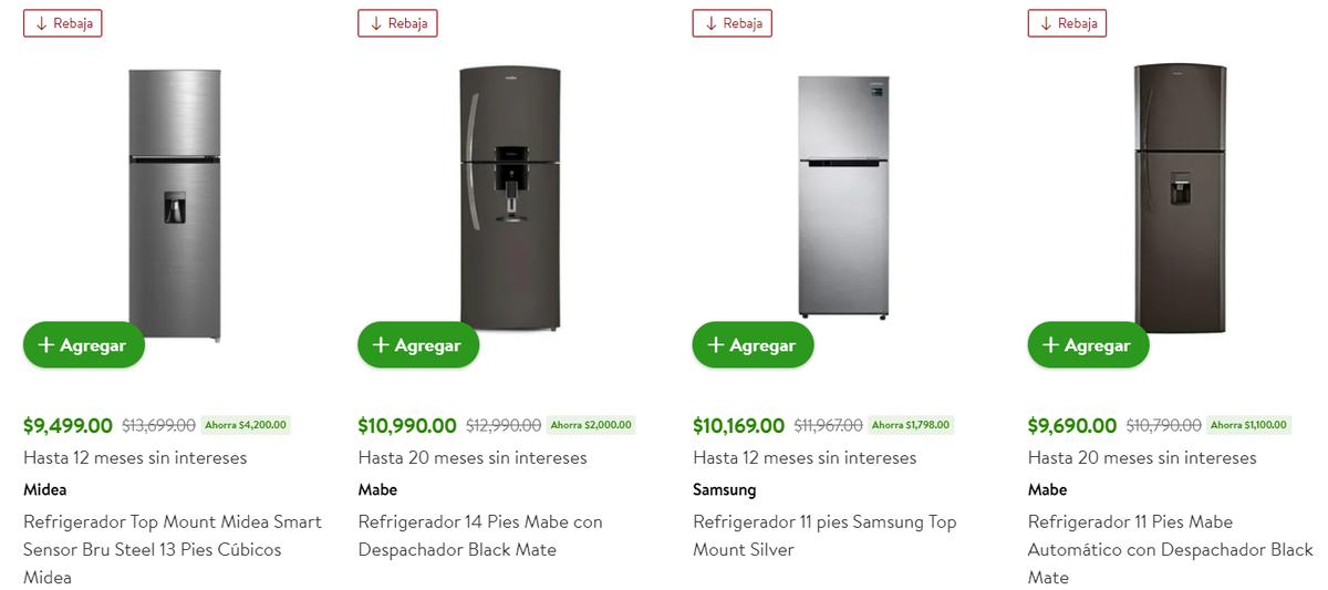 Ofertas en refrigeradores | Bodega Aurrera tiene varias promociones vigentes
(Fuente: Bodega Arurrera/captura de pantalla)