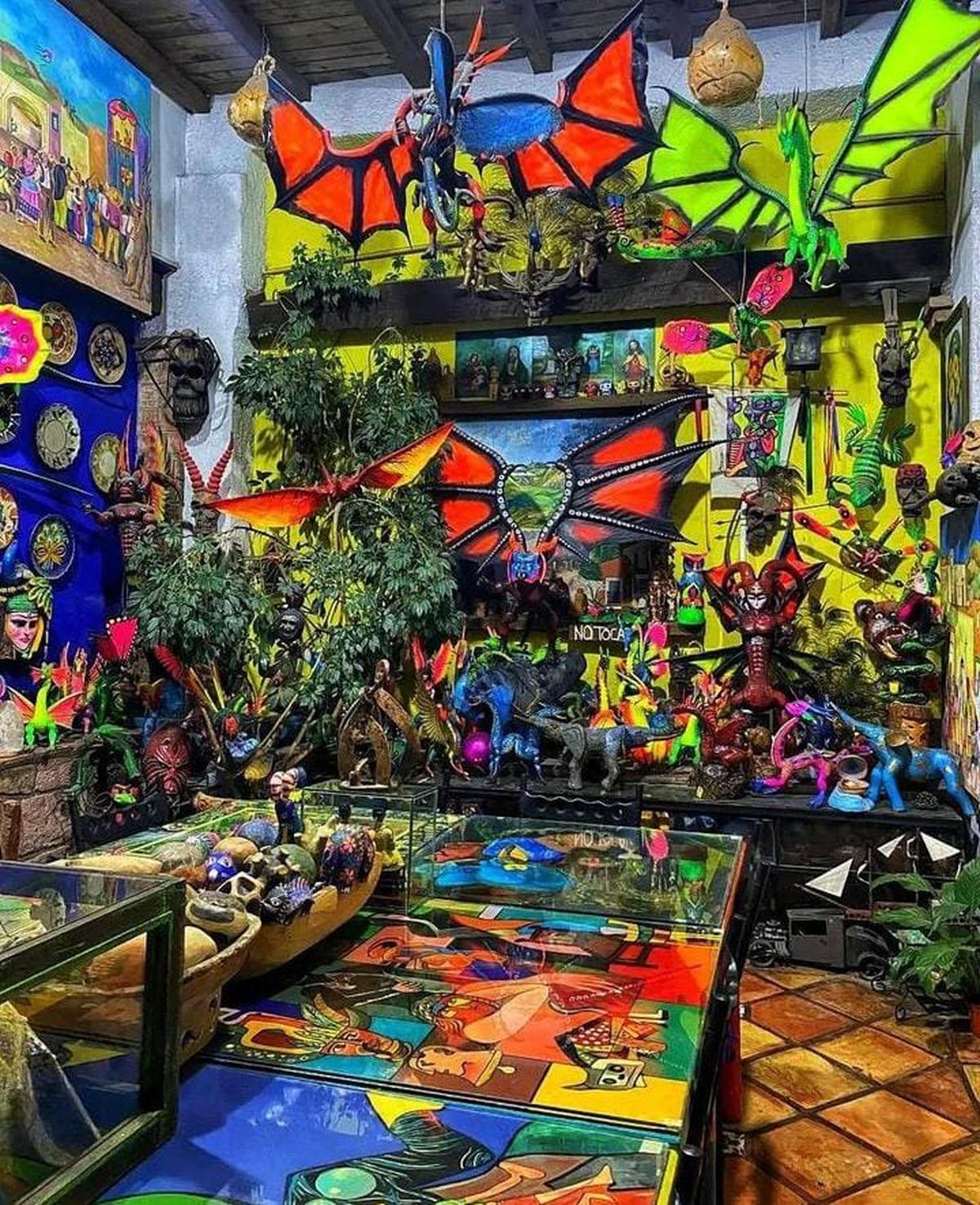 La Leyenda Galería Zacatecas | El restaurante está lleno de piezas de arte (la_leyenda_galería/Instagram).